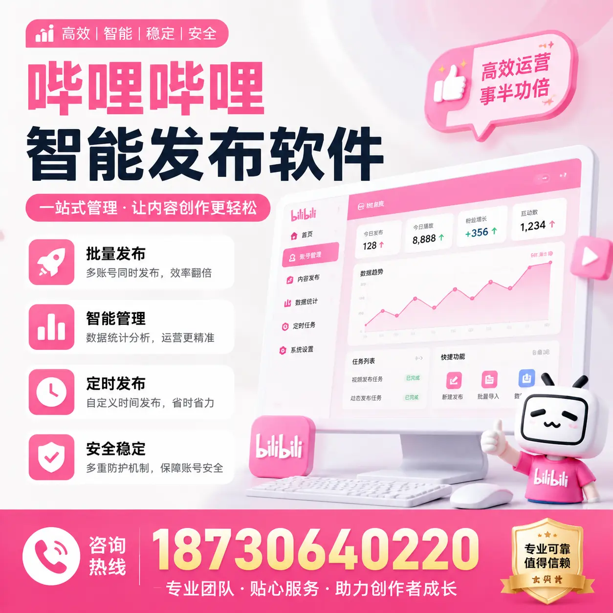 如何评估哔哩哔哩智能发布软件的ROI？松原 企业必读