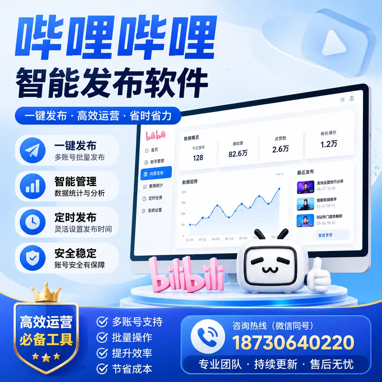 解密哔哩哔哩智能发布软件:功能与优势分析在 松原